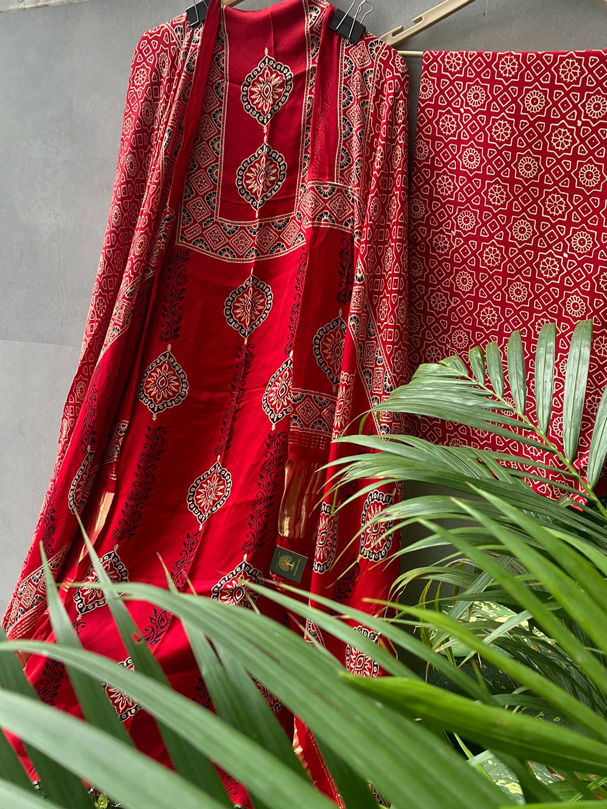 Modal Silk Set with Gaji Silk Dupatta