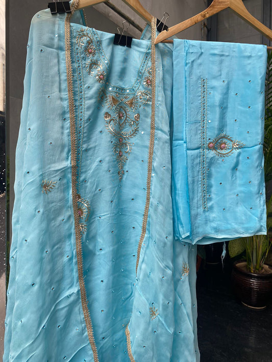 Aqua Grace Burberry Silk Suit