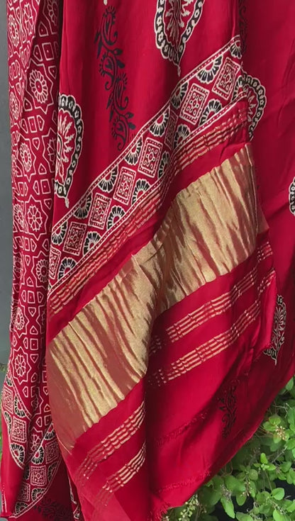 Modal Silk Set with Gaji Silk Dupatta